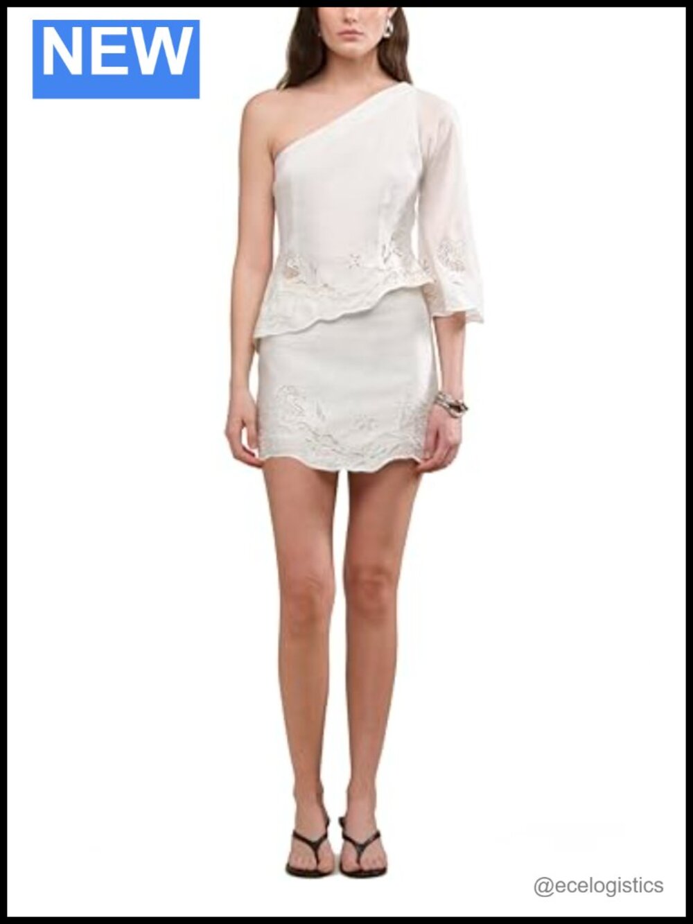Ottile Embroidered Mini Skirt Lyocell Blend Work